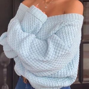 Blue sweater